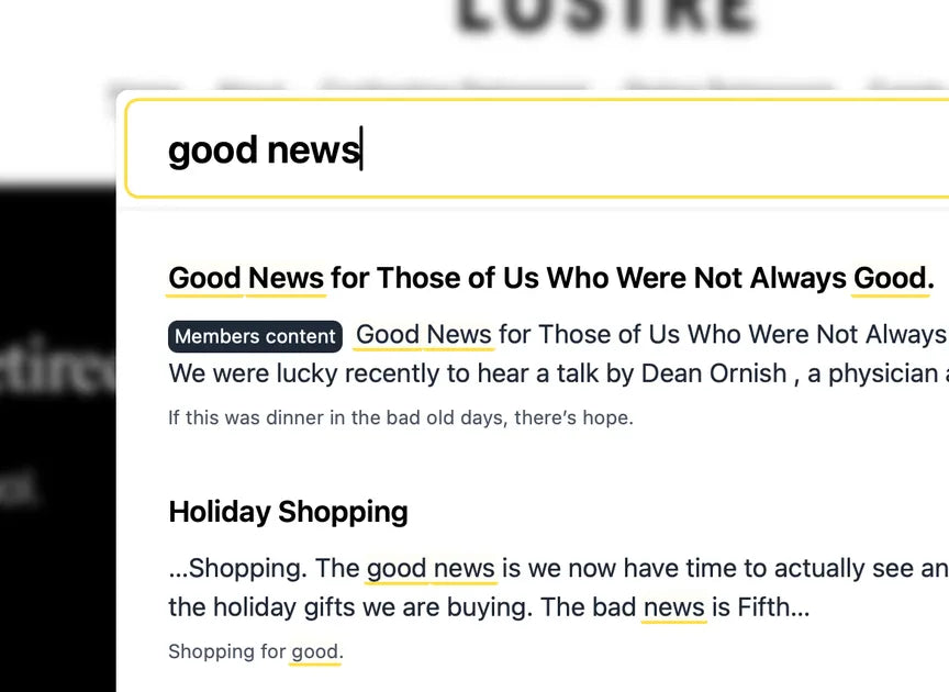 Monocle search results for member only content