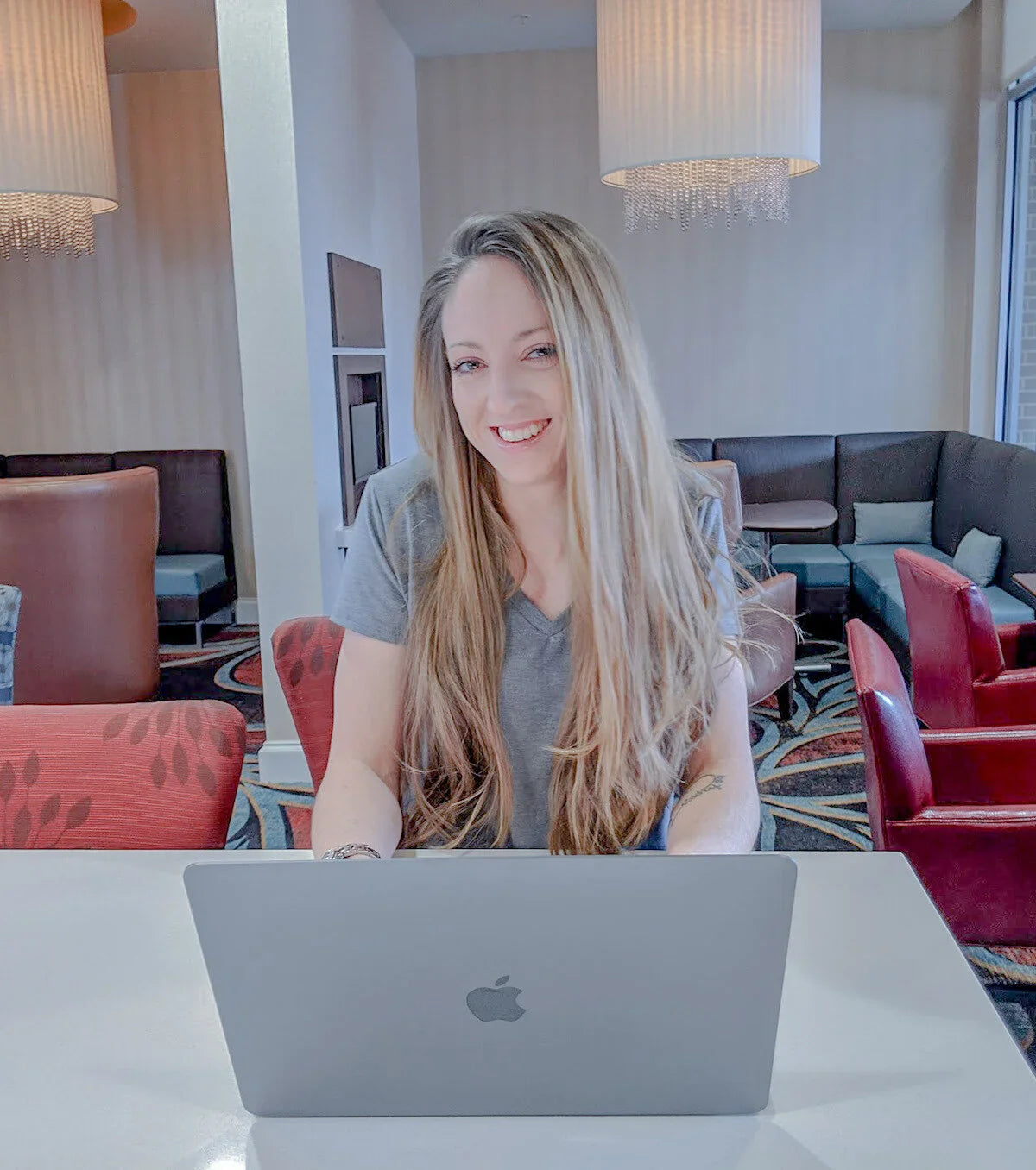 Elise Barnes of Websites By Elise, designer of industry-specific Squarespace templates