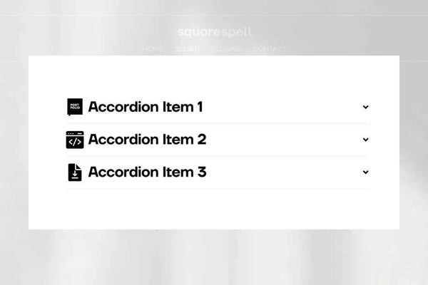 Custom Icons to the Accordion Block – Squarespace Theming & Styling on SquareLocator