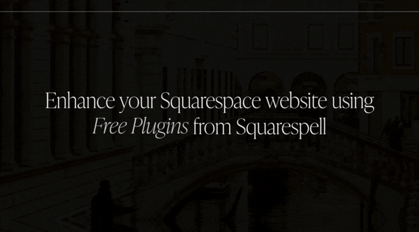 Animated rotating words Squarespace plugin demo