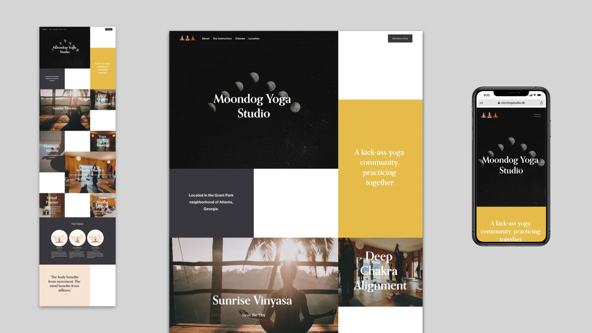 Build Grid Page Layouts in Squarespace workshop cover by Will Myers