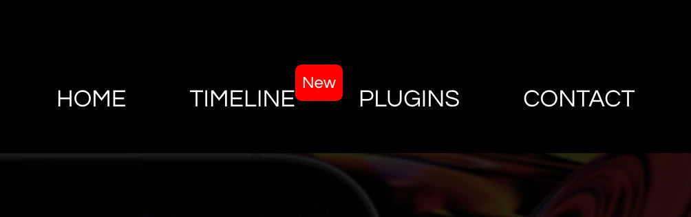 New badge in navigation Squarespace 7.1 plugin