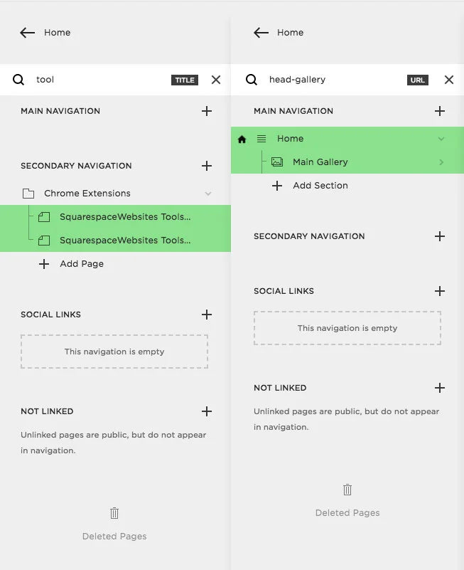 Navigation Filter for 7.0