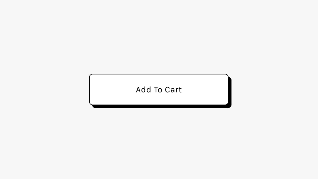 Add To Cart Button (Solid Shadow) - Squarespace Templates