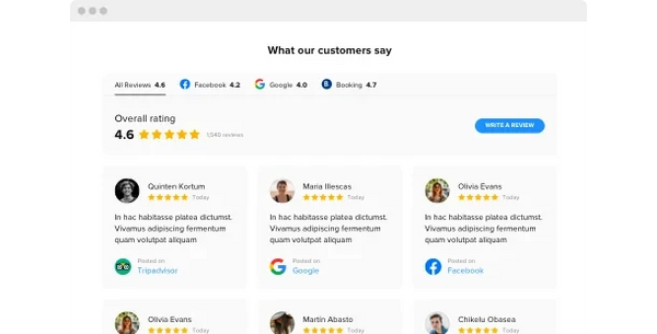 All-in-One Reviews – Squarespace UI Components on SquareLocator