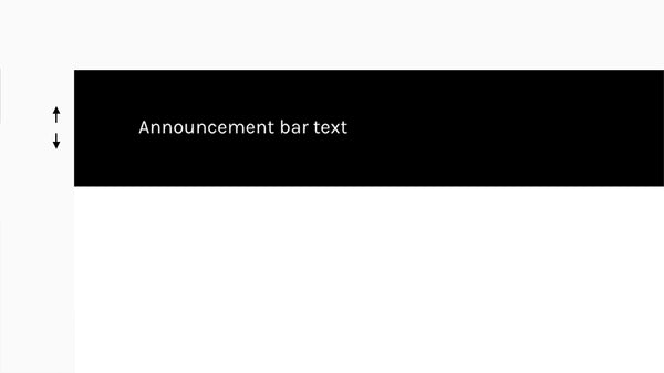 Taller Style (Announcement Bar) – Squarespace UI Components on SquareLocator