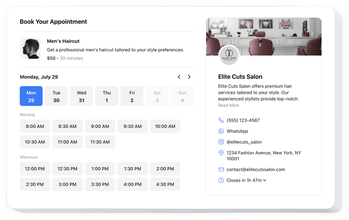 Appointment Booking – Squarespace Marketing & Conversion on SquareLocator