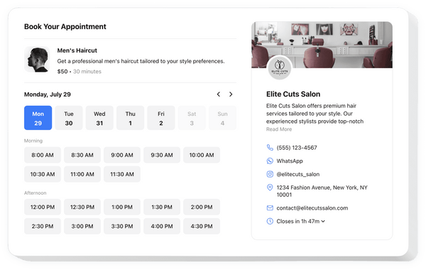 Appointment Booking – Squarespace Marketing & Conversion on SquareLocator