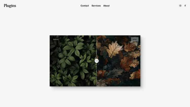 Before / After Image Slider