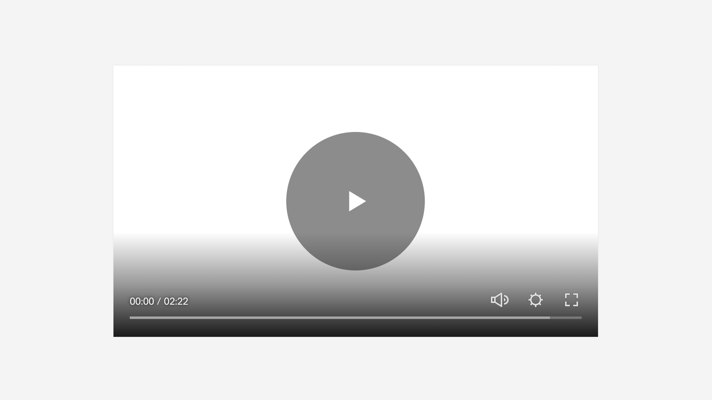 Bigger Play Button - Squarespace Templates