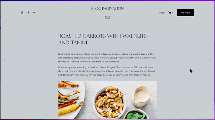 Blog Pagination - Squarespace Templates