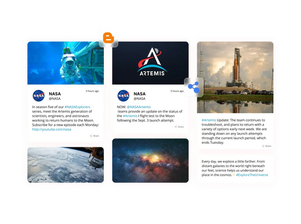 Blogger Feed Widget – Squarespace UI Components on SquareLocator