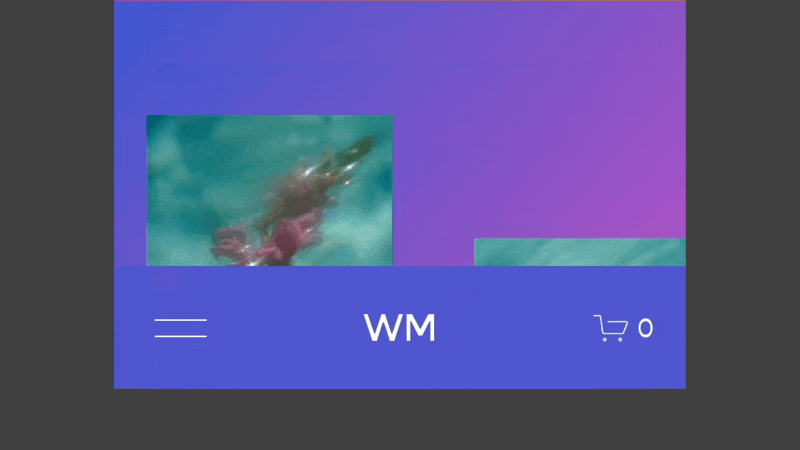 Bottom Mobile Header - Squarespace Templates