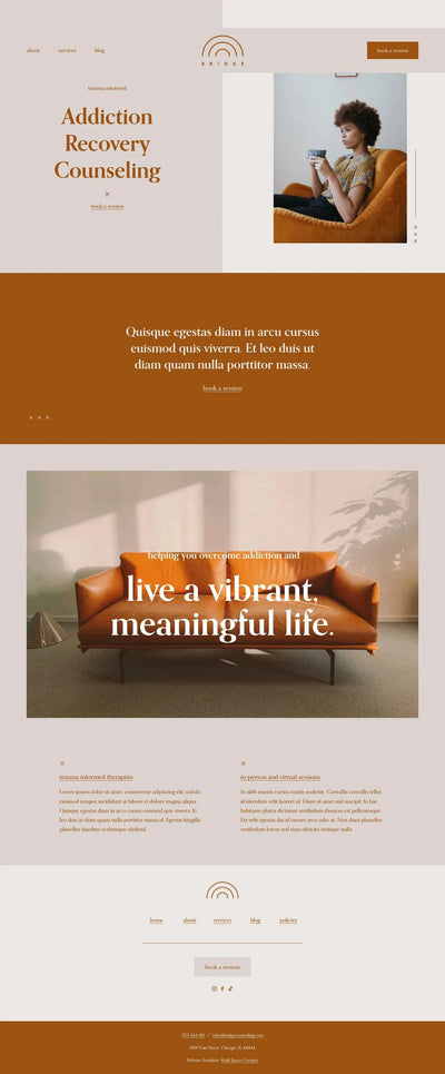 Bridge - Squarespace Templates