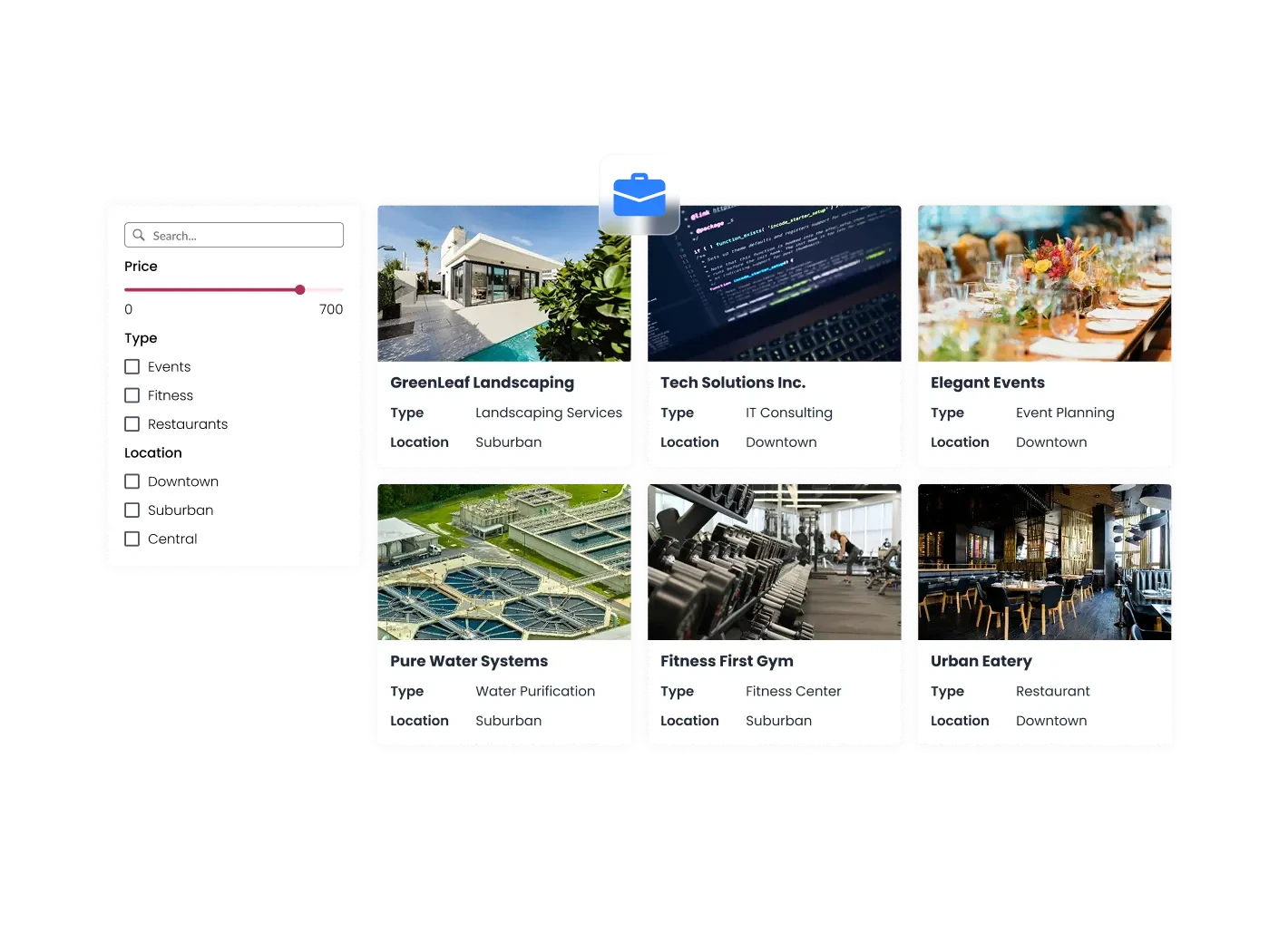 Business Listings Widget
