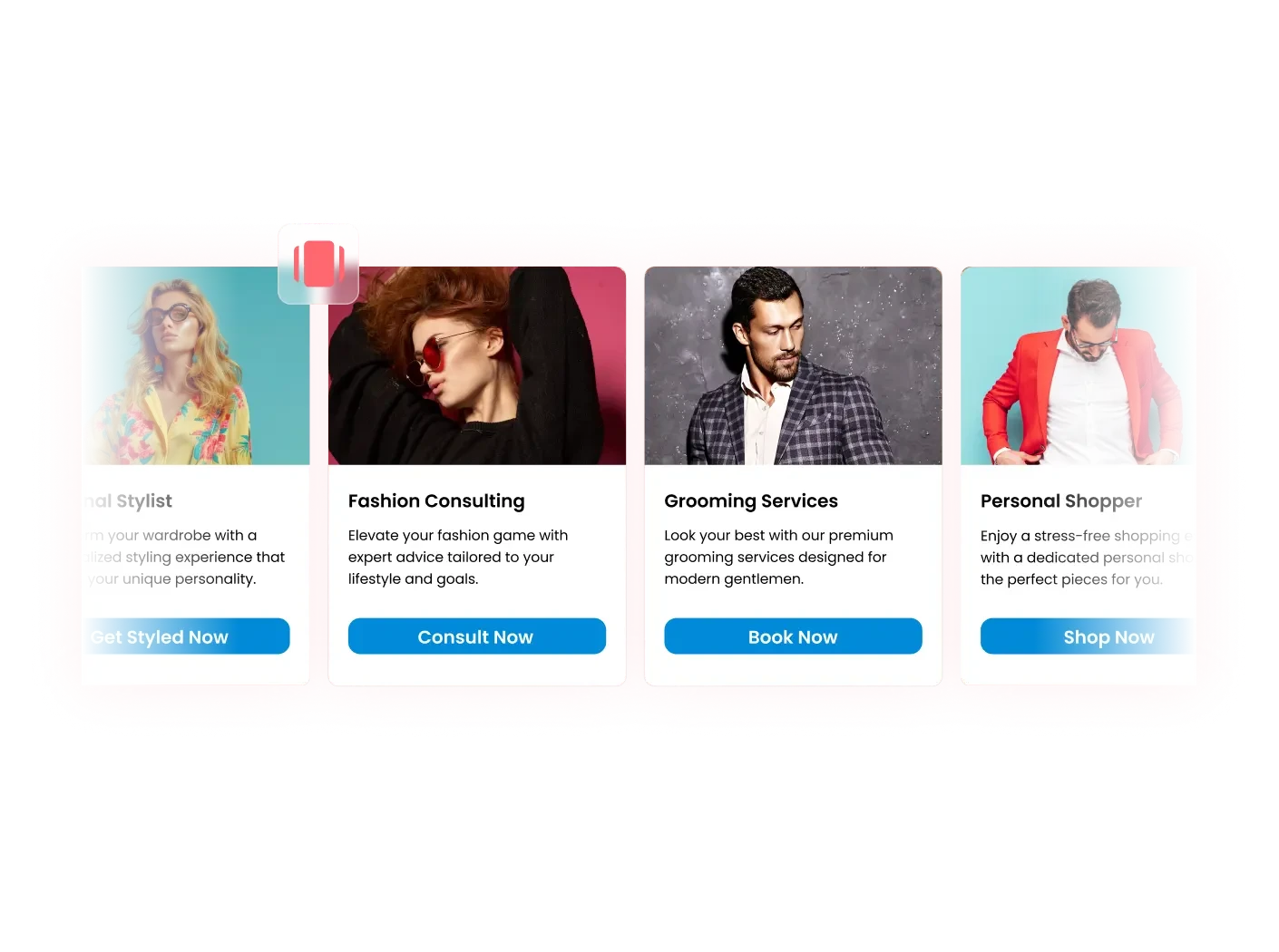 Card Slider Widget