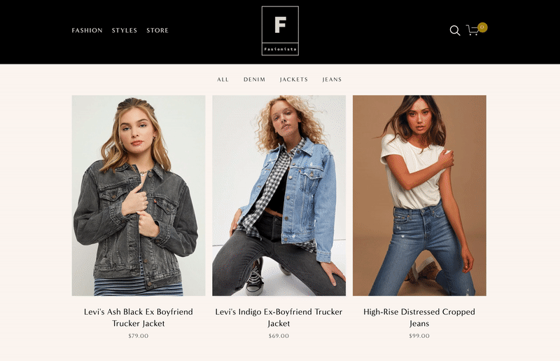 Continue Shopping Button