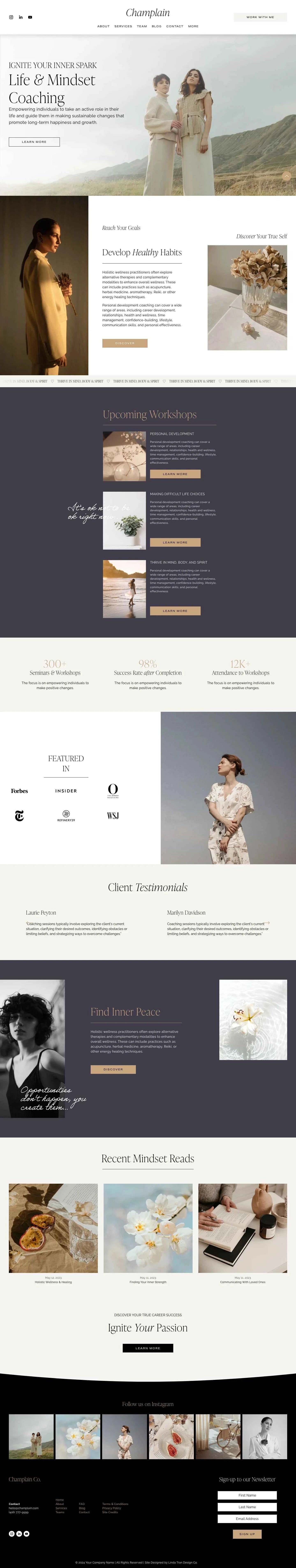 Champlain - Squarespace Templates