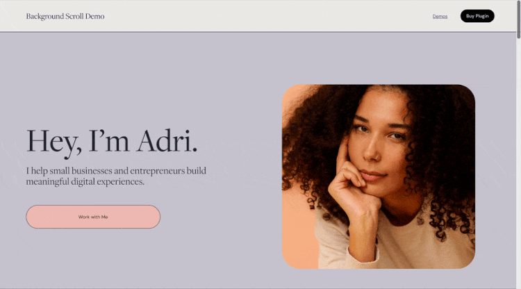 Change Background On Scroll - Squarespace Templates