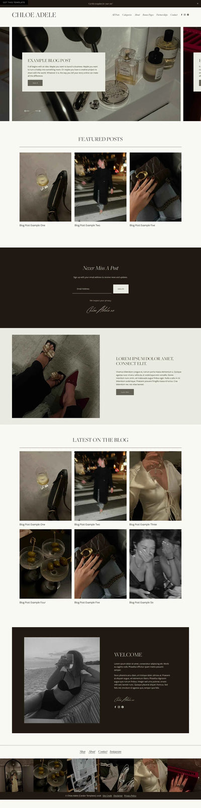 Chloe Adele – Squarespace Fashion & Beauty on SquareLocator
