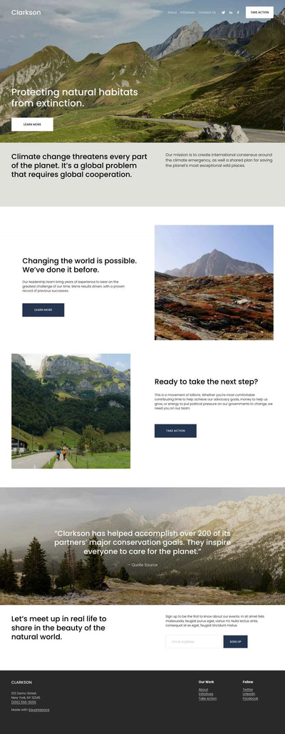 Clarkson – Squarespace Nature & Animals on SquareLocator