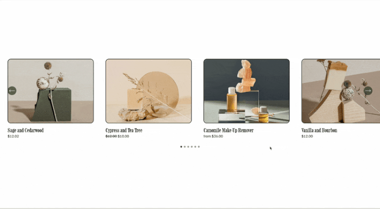 Collection Carousel - Squarespace Templates
