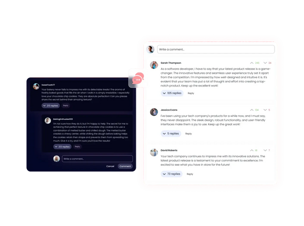 Comments widget – Squarespace UI Components on SquareLocator