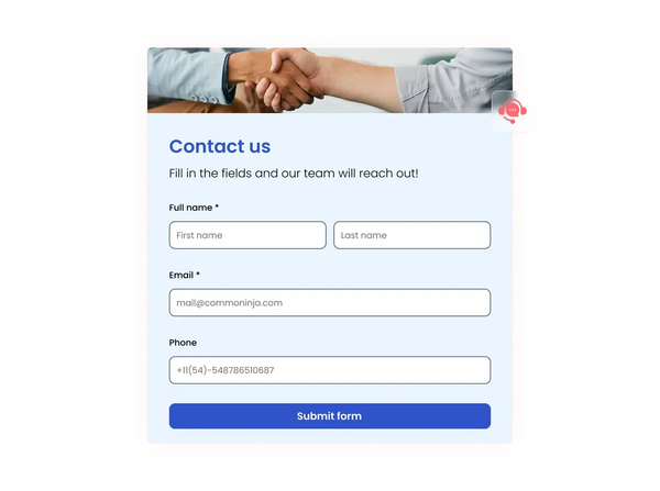 Contact Form Widget – Squarespace UI Components on SquareLocator