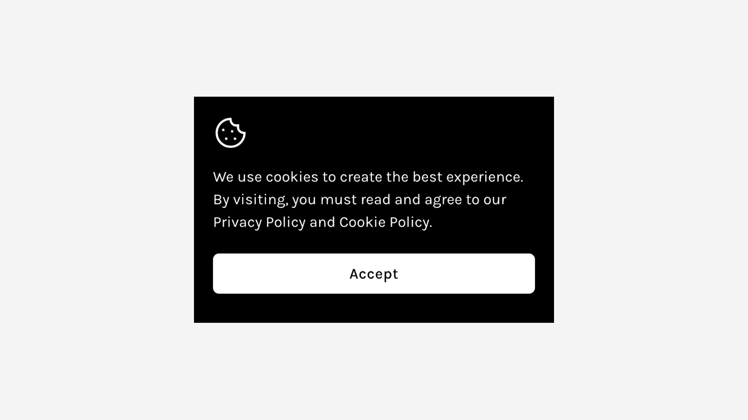 Cookie Icon (White) – Squarespace UI Components on SquareLocator