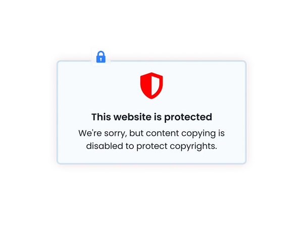 Copyright protection widget – Squarespace UI Components on SquareLocator