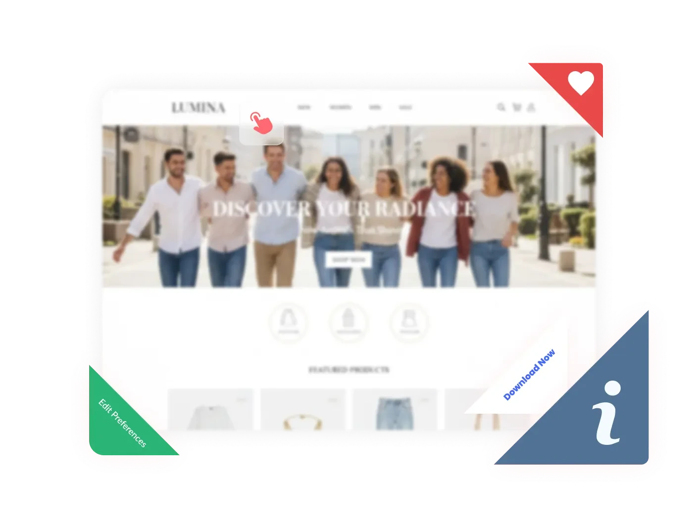 Corner Button Widget