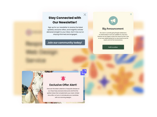 Corner Pop Up – Squarespace UI Components on SquareLocator