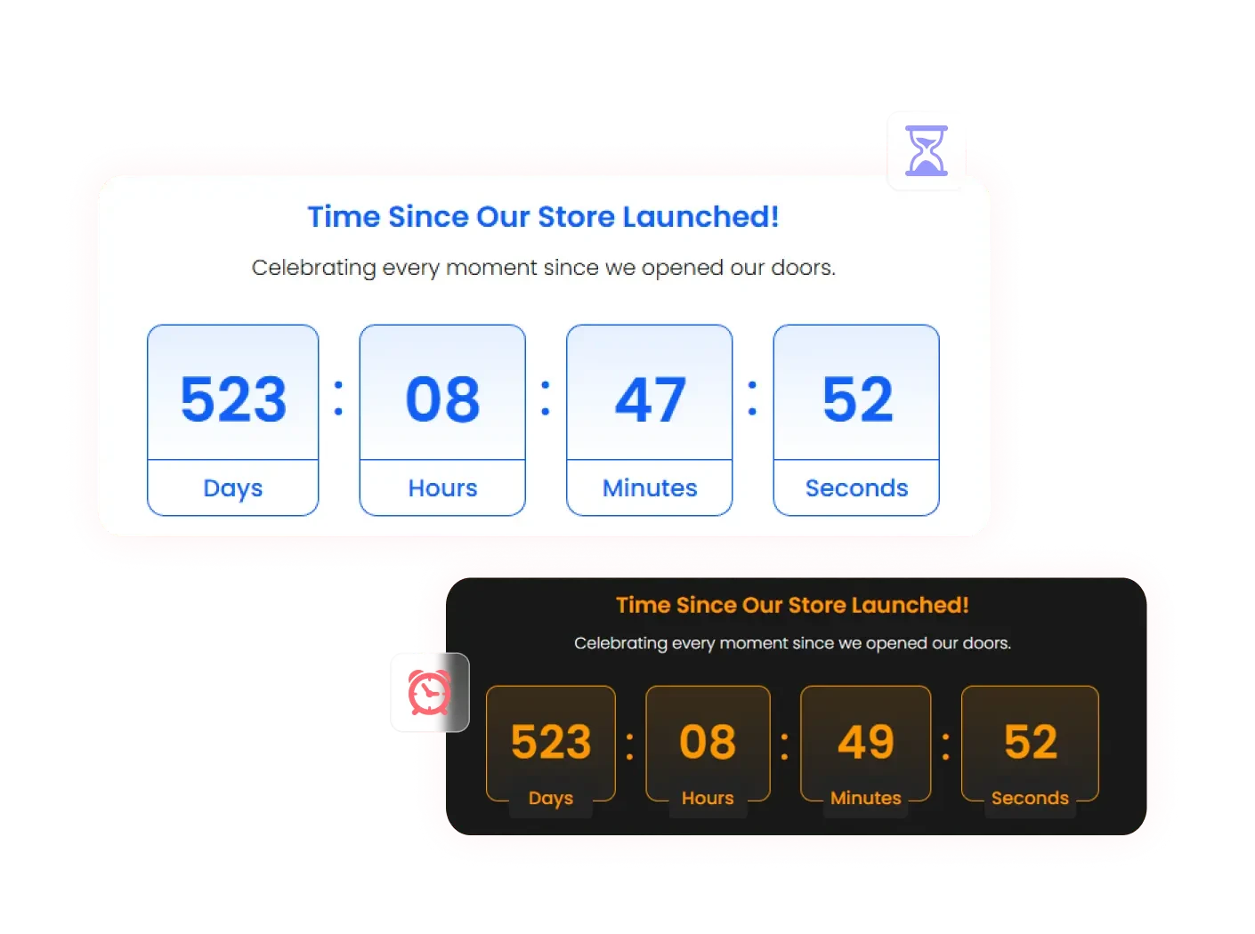 Count-Up Clock Widget