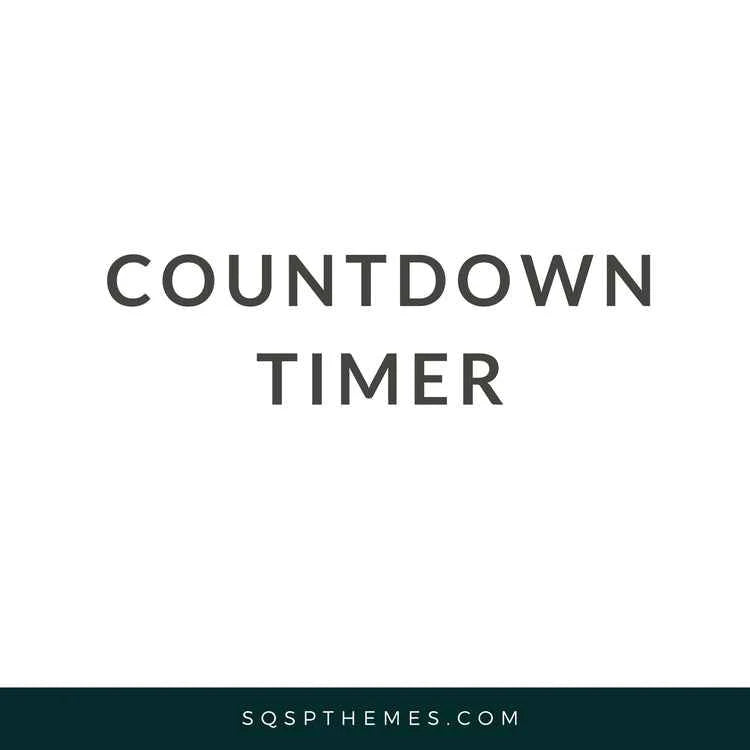 Countdown Timer Plugin