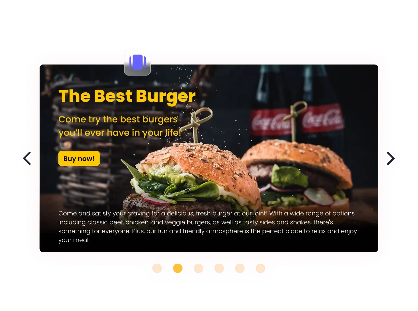 Creative Card Carousel Widget