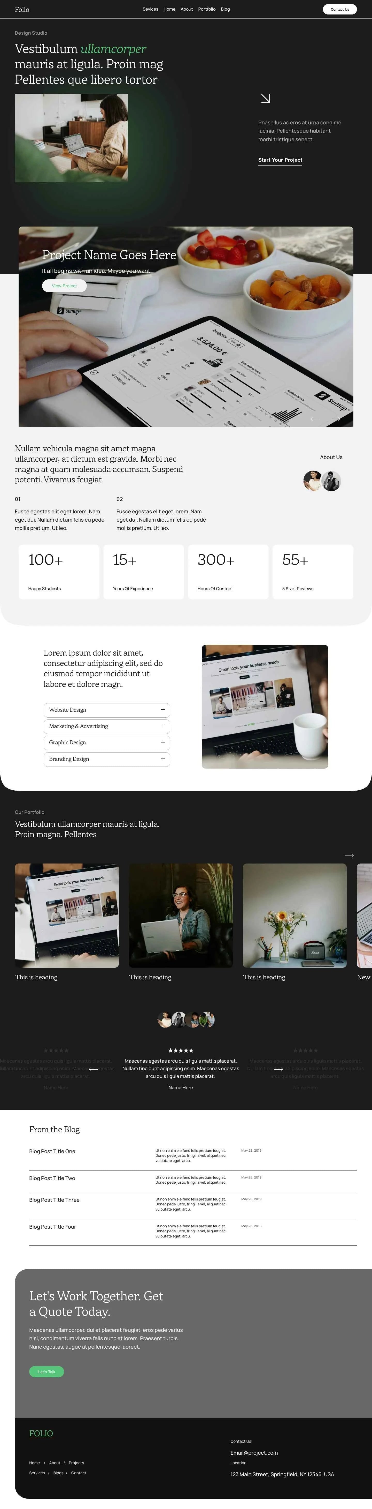 Dark Portfolio