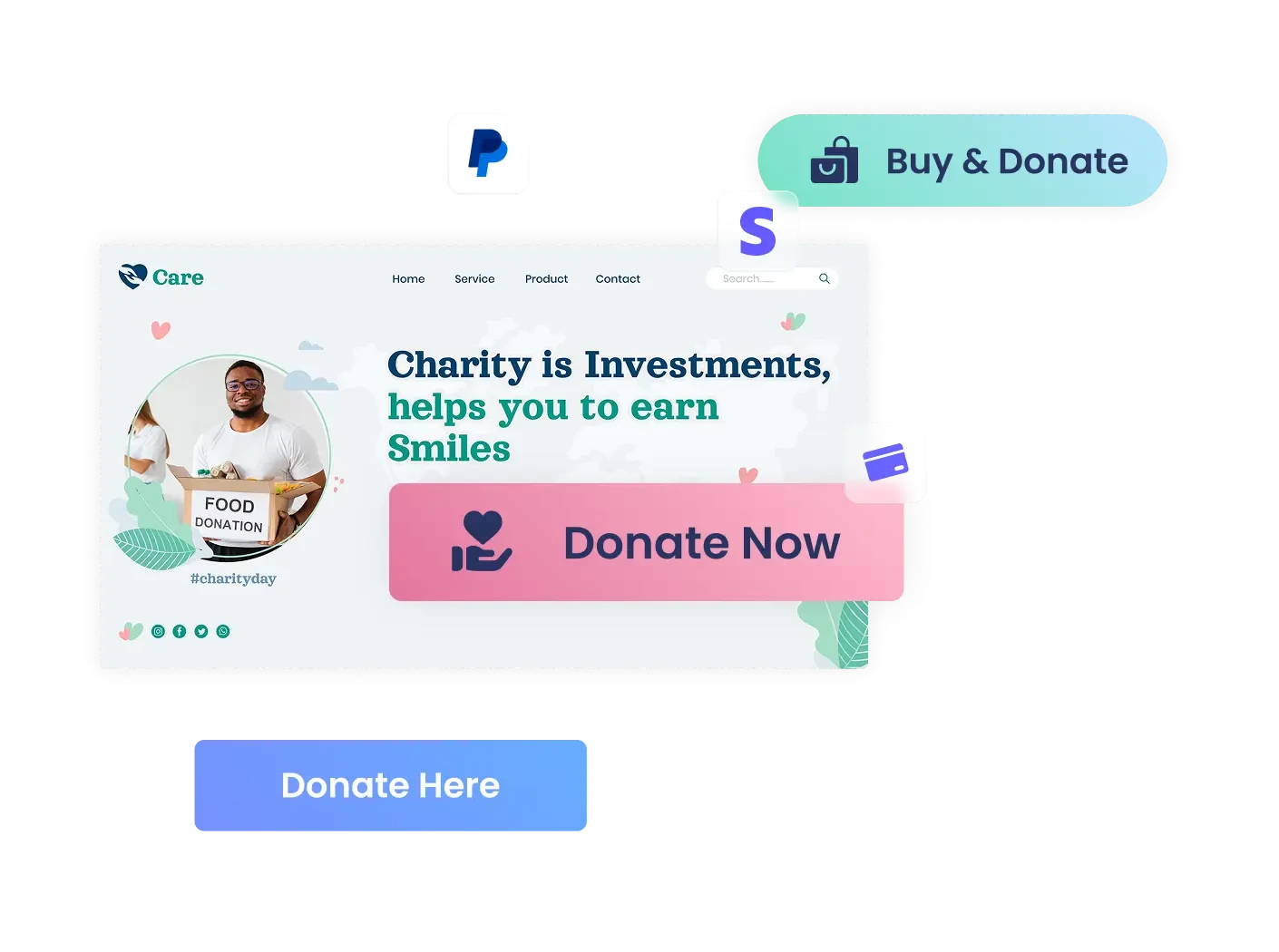 Donation Button Widget