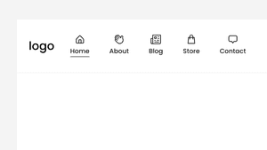 Easy Header Navigation Icons