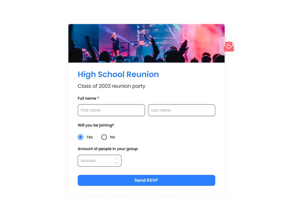Easy RSVP Form – Squarespace UI Components on SquareLocator