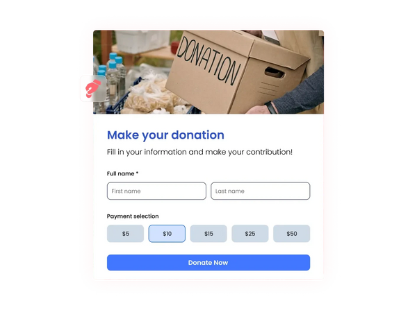 Easy & Secure Donation Form – Squarespace UI Components on SquareLocator