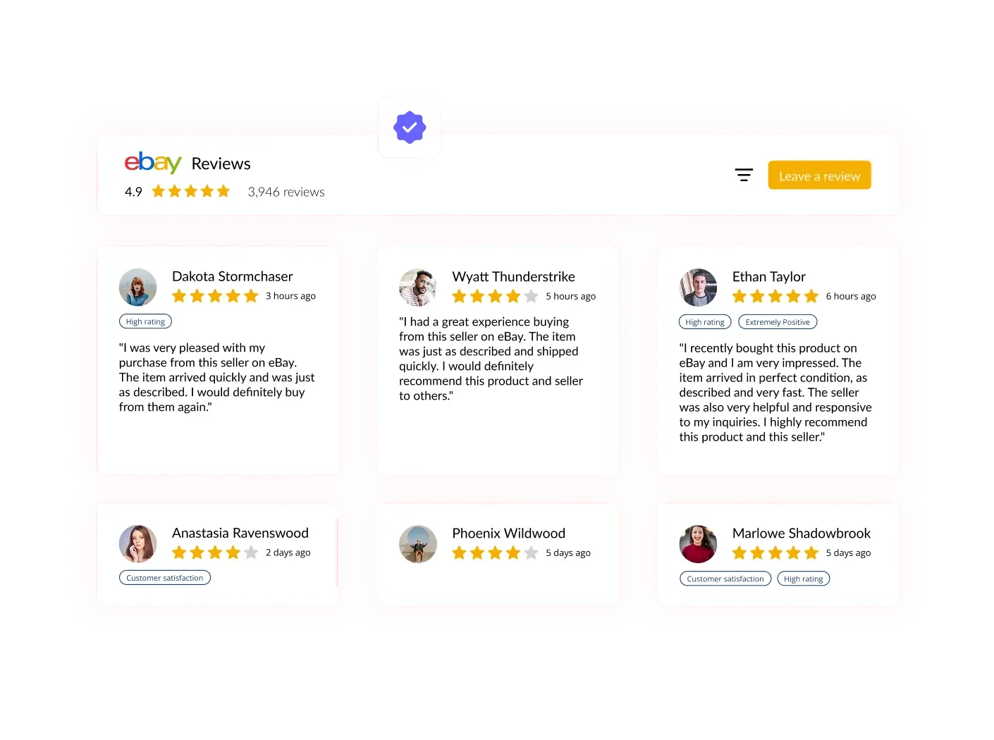 eBay Reviews Widget