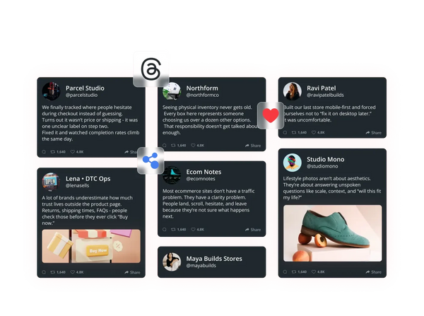 Embed Threads Feed on your website – Squarespace UI Components on SquareLocator