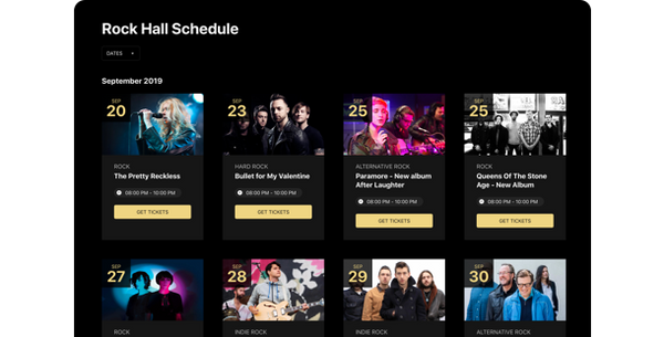 Event Calendar – Squarespace UI Components on SquareLocator
