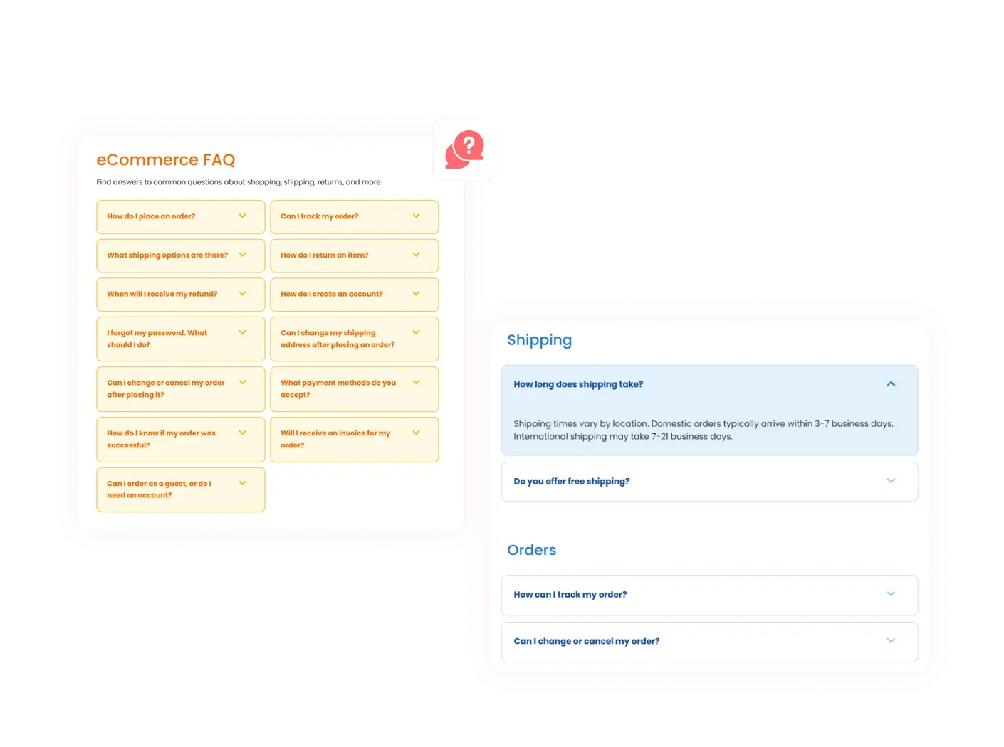FAQ Widget