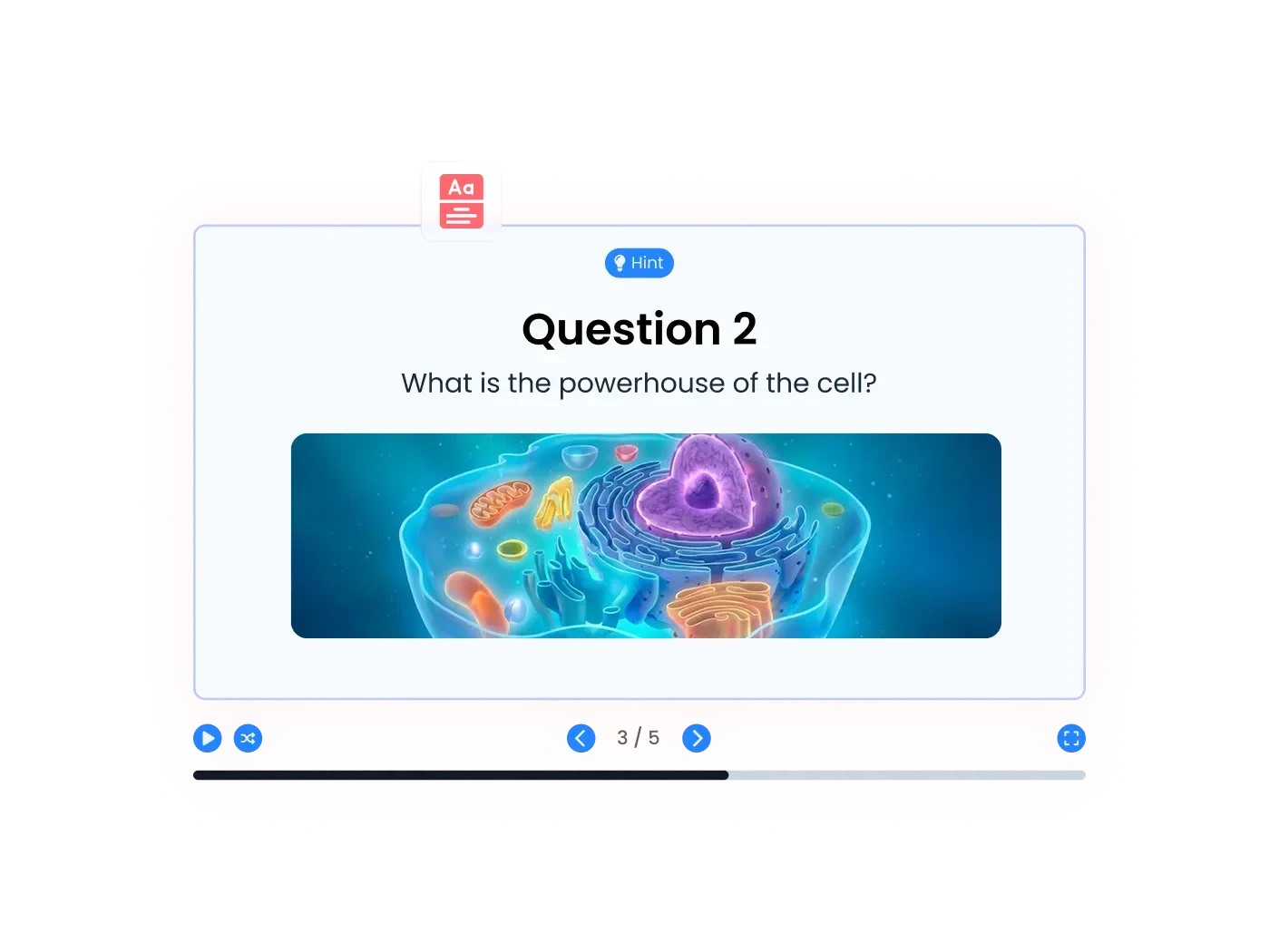 Flash Cards Widget