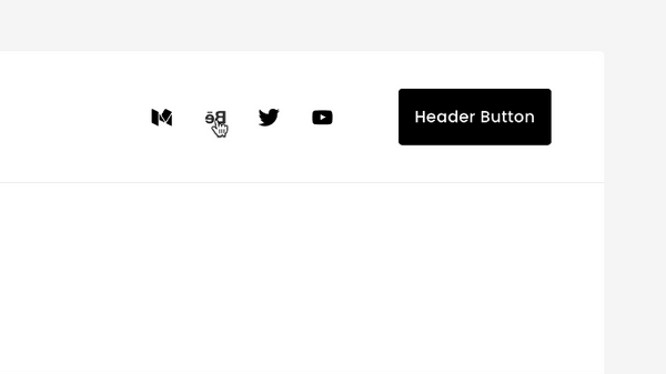 Flip Over Social Icons (Site Header) – Squarespace Effects & Interactions on SquareLocator