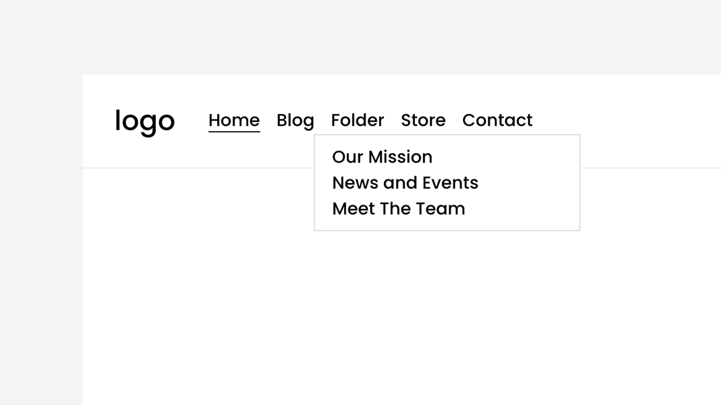 Border Style – Squarespace Navigation & Menus on SquareLocator