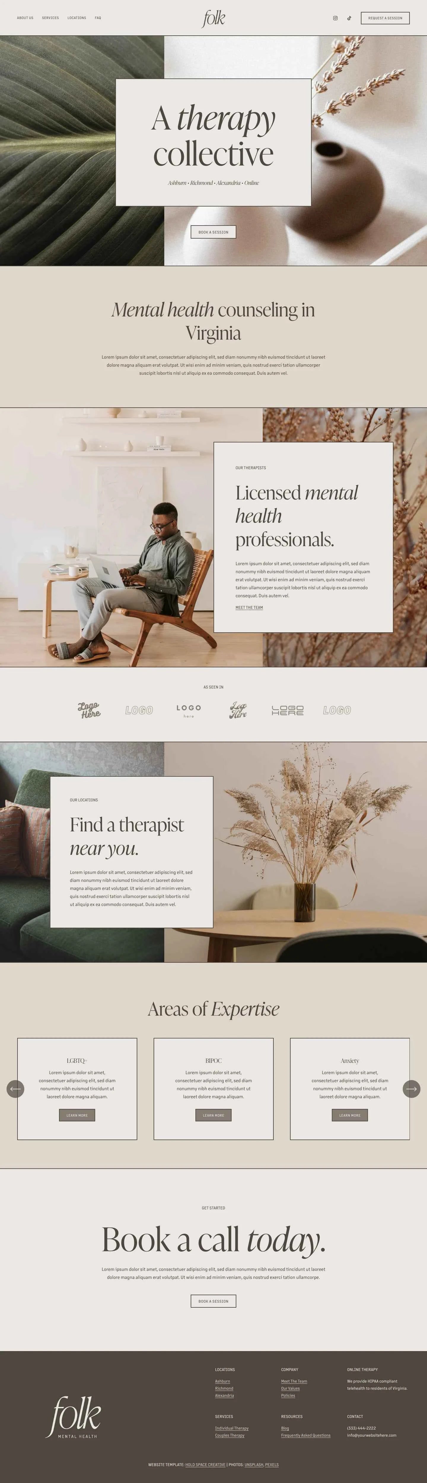 Folk - Squarespace Templates