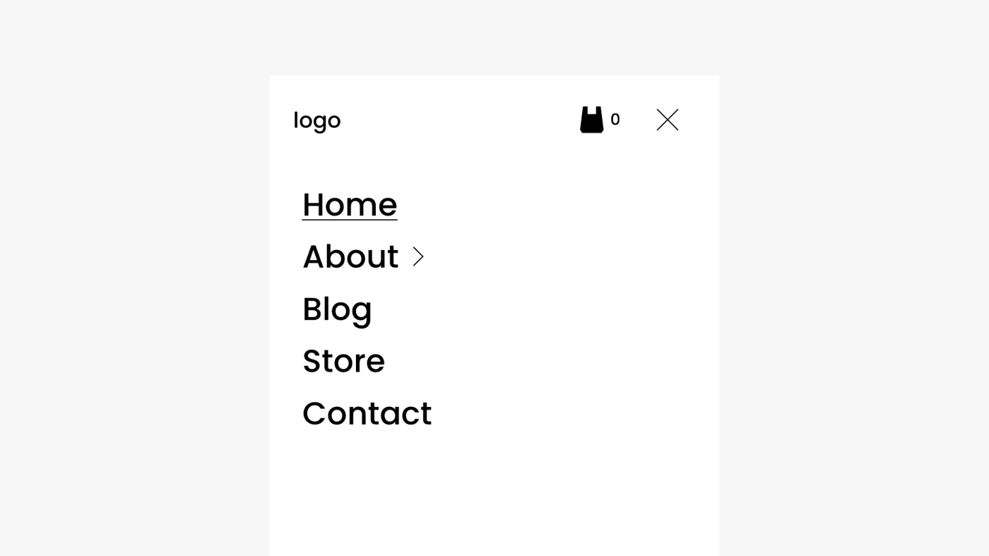 Navigation Font Size (Mobile Menu) – Squarespace Navigation & Menus on SquareLocator