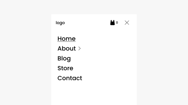 Navigation Font Size (Mobile Menu) – Squarespace Navigation & Menus on SquareLocator